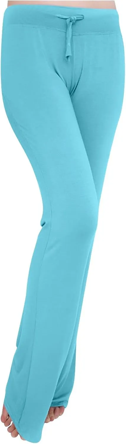 Plus Size Yoga Pants for Women 2024 Casual Drawstring Elastic High Waist Wide Leg Workout Pants Loose Comfy Trousers