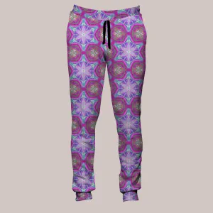 Psychedelic Joggers (UV/RGB, Eco-Friendly, Unisex, Fleece-Lined) | ENTHEOELECTRIC