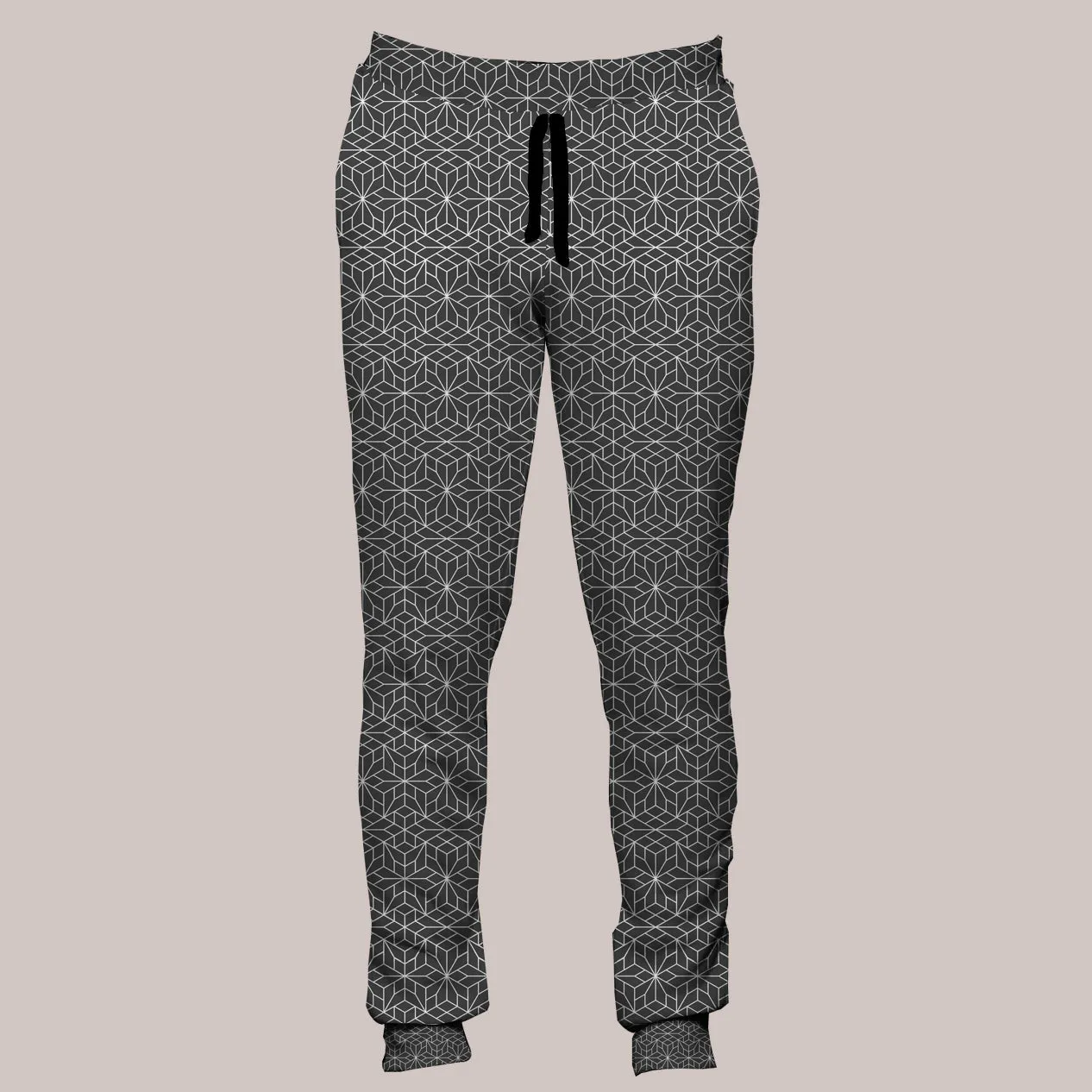 Psychedelic Joggers (UV/RGB, Eco-Friendly, Unisex, Light-Weight) | CRYSTALLIZE