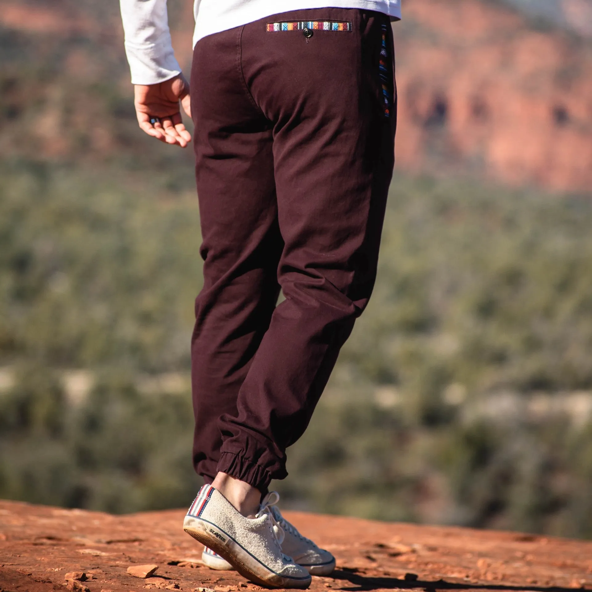 Rambler Jogger (Casual Stretch) - Merlot