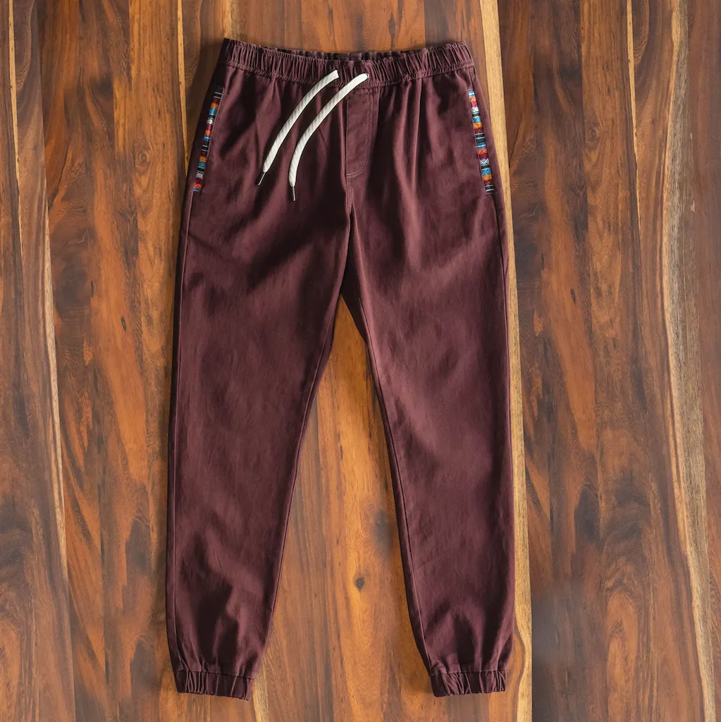 Rambler Jogger (Casual Stretch) - Merlot