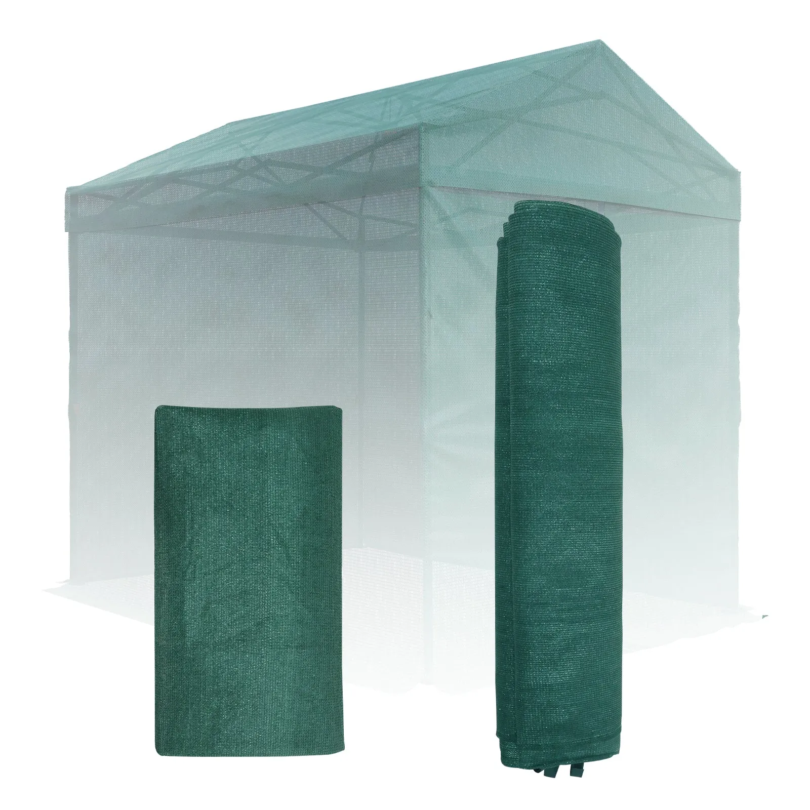 Replacement Mesh Cover for 8x6 Portable Walk-in Greenhouse(Frame Not Included), Green