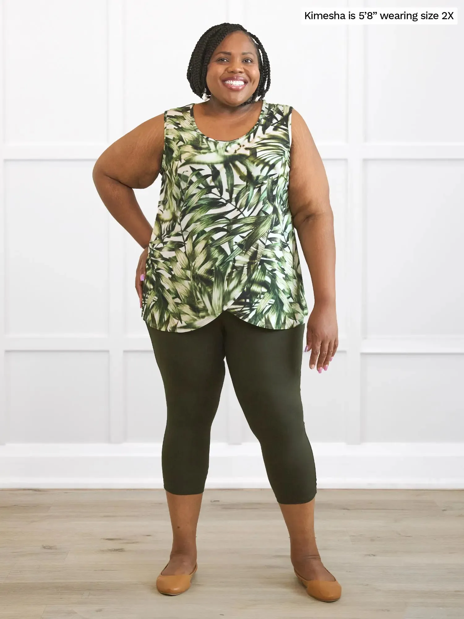 Romy scoop neck tulip top