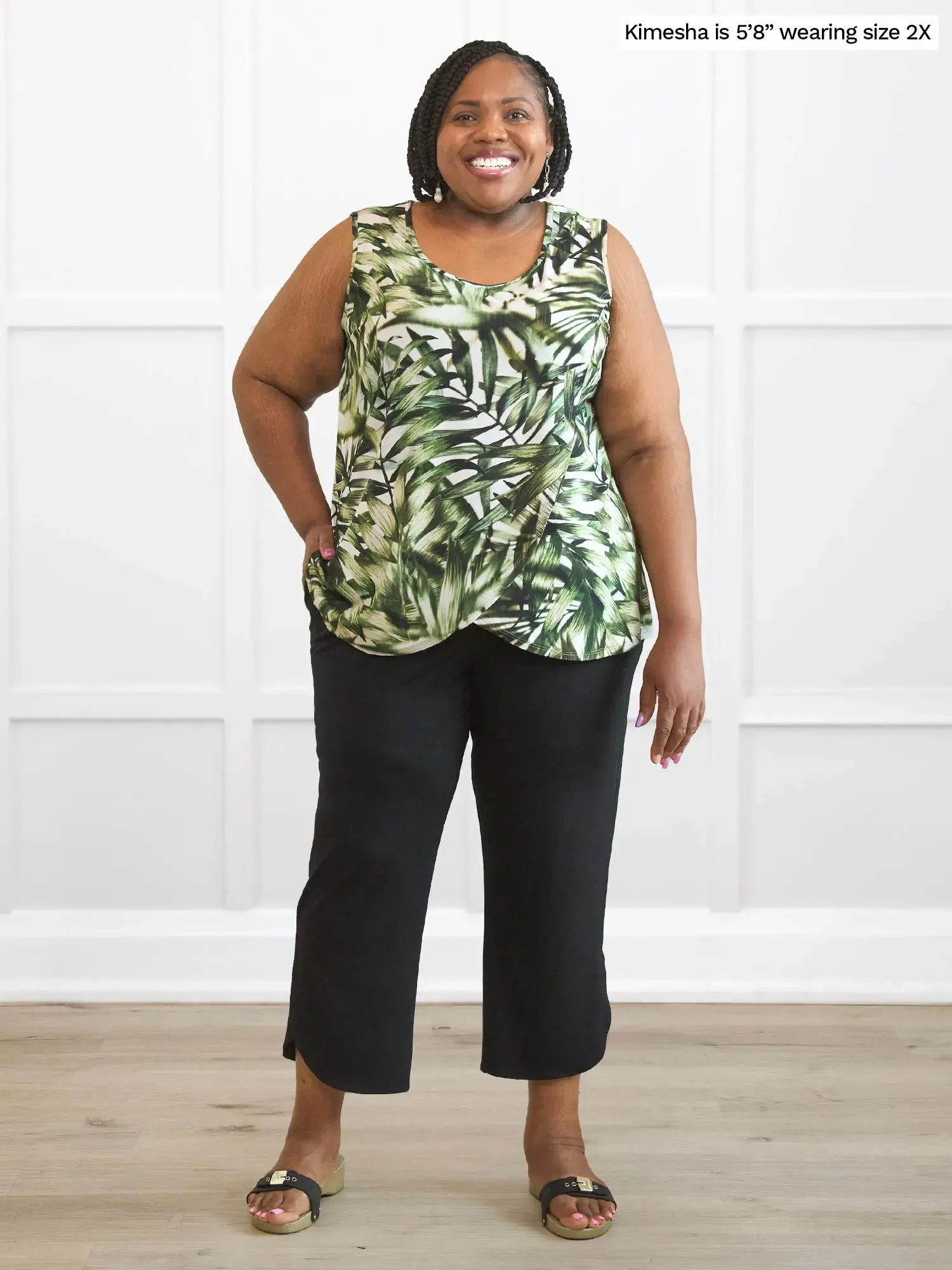 Romy scoop neck tulip top
