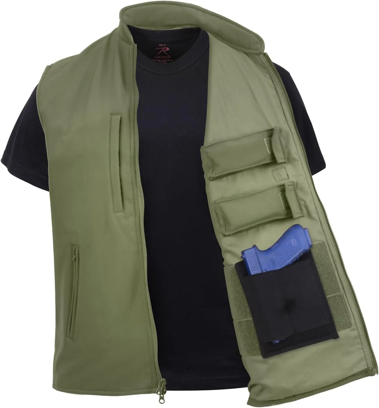 Rothco Men's Professional Conceal-Ops Soft Shell Vest