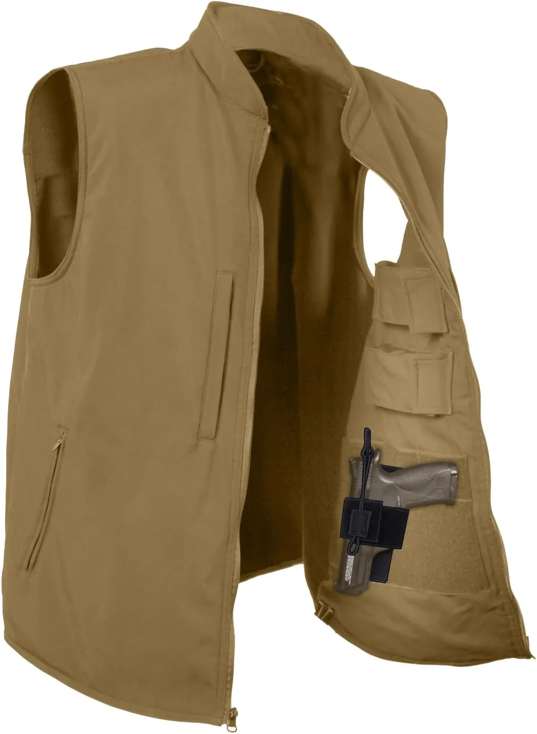 Rothco Men's Professional Conceal-Ops Soft Shell Vest