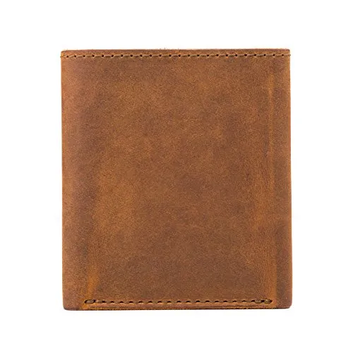 Saddleback Leather Trifold Wallet - Classic Rfid-Shielded 100% Full Grain Leather Trifold Design