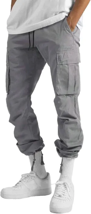 sdbrld Cargo Pants For Men Mens Casual Relaxed Fit Pants Beach Streetwear Baggy Trousers Cargo Pants with Zipper Pockets