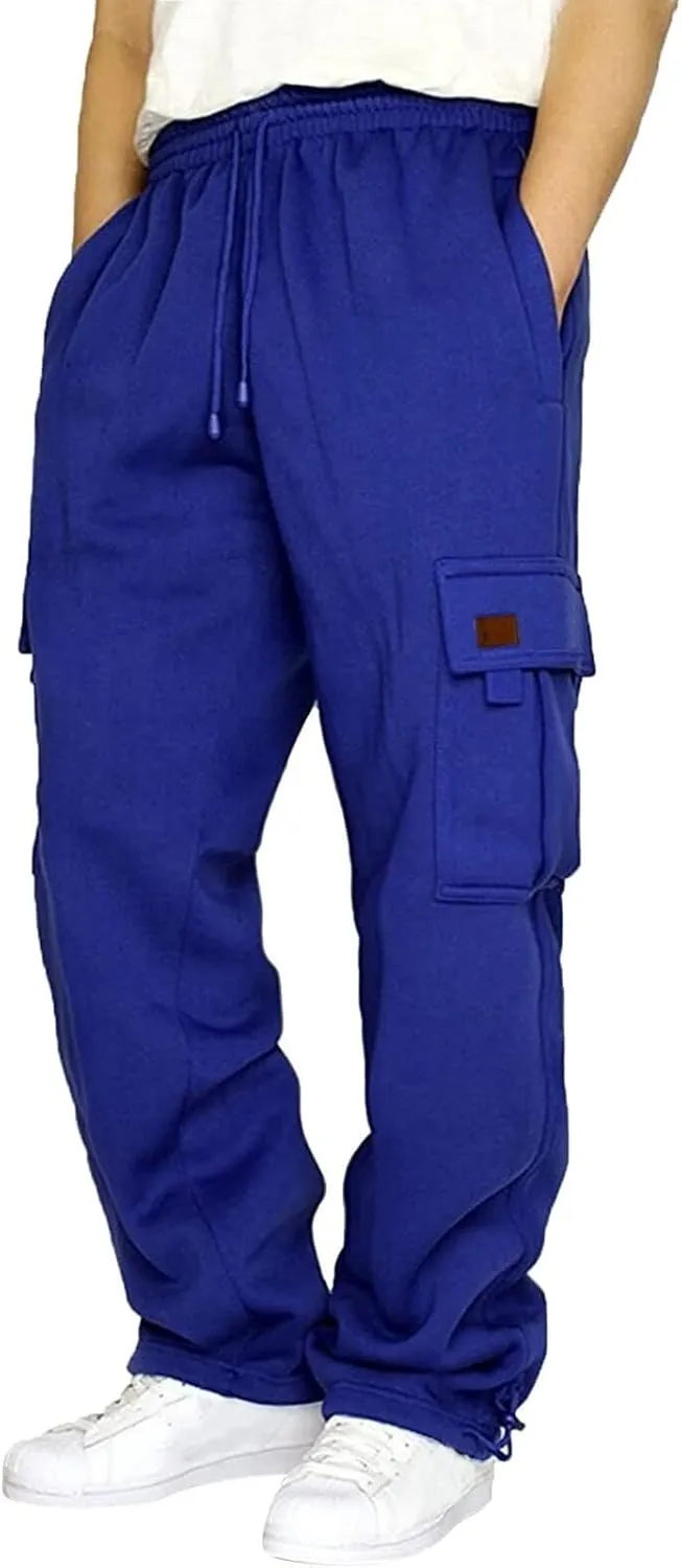 sdbrld Cargo Pants For Men Men's Lightweight Outdoor Joggers Fashion Hiking Classic Pants Overalls Trousers with Pockets
