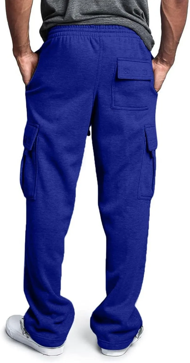 sdbrld Cargo Pants For Men Men's Lightweight Outdoor Joggers Fashion Hiking Classic Pants Overalls Trousers with Pockets