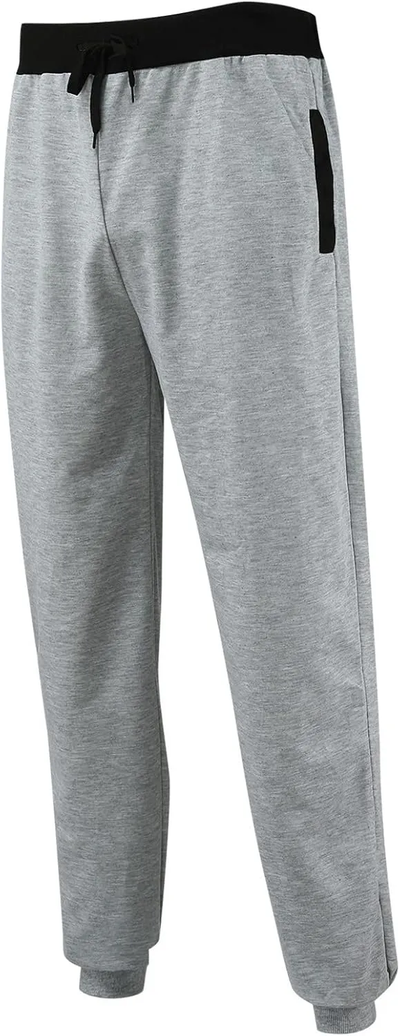 sdbrld Sweatpants For Men Mens Cotton Sport Joggers Solid Drawstring Cargo Pants Trendy Hiking Running Sweatpants Trousers