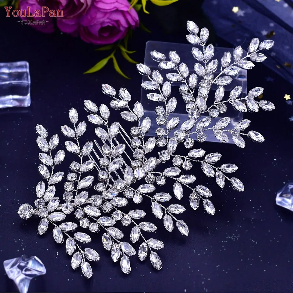 Shiny Bridal Headdress - Luxury Wedding Headband - Women's Hair Accessories, Queen Headpiece, Party, Banquet Headwear