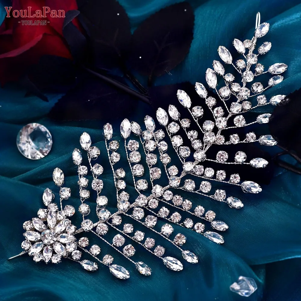 Shiny Bridal Headdress - Luxury Wedding Headband - Women's Hair Accessories, Queen Headpiece, Party, Banquet Headwear