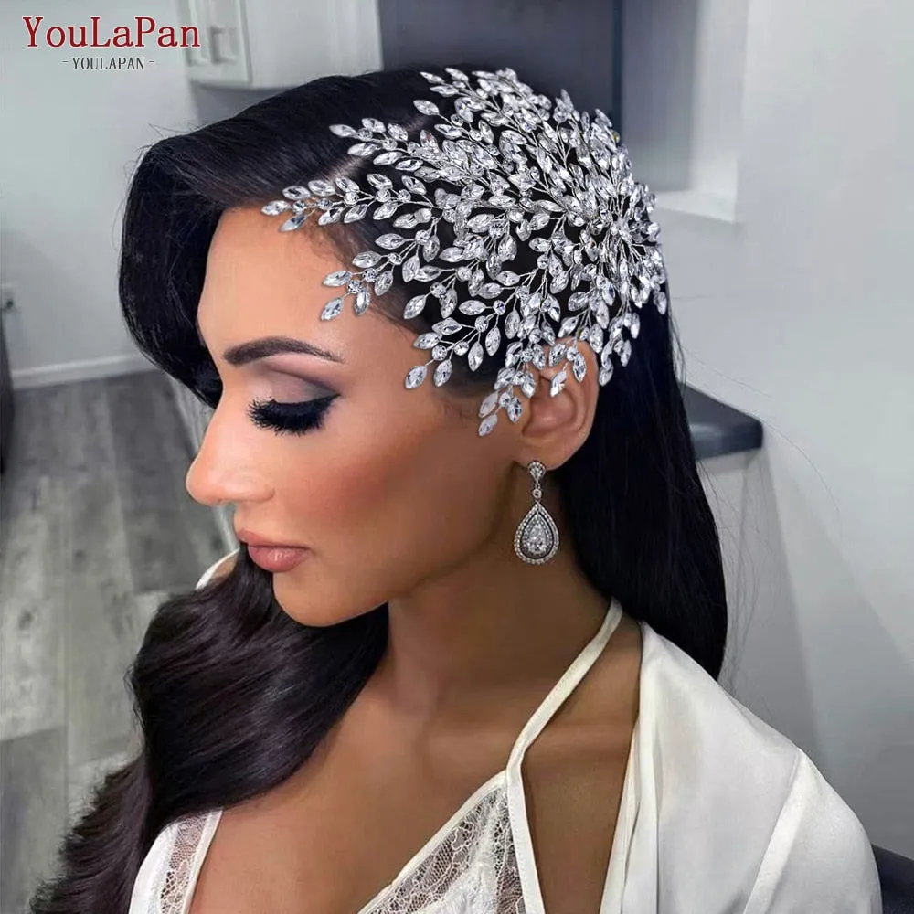 Shiny Bridal Headdress - Luxury Wedding Headband - Women's Hair Accessories, Queen Headpiece, Party, Banquet Headwear