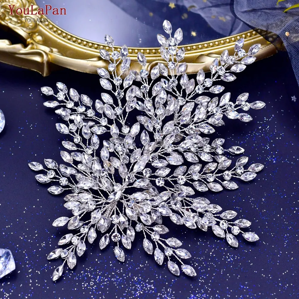 Shiny Bridal Headdress - Luxury Wedding Headband - Women's Hair Accessories, Queen Headpiece, Party, Banquet Headwear
