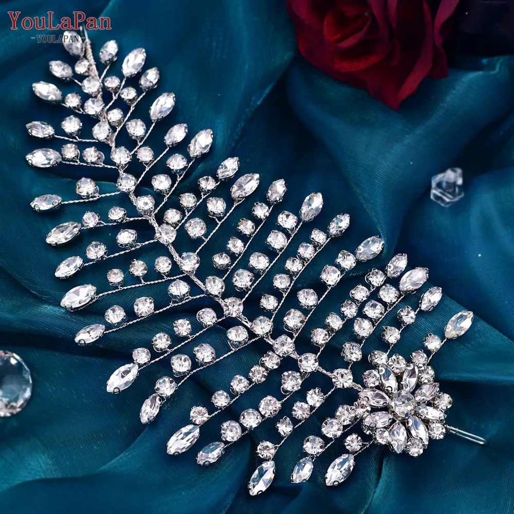 Shiny Bridal Headdress - Luxury Wedding Headband - Women's Hair Accessories, Queen Headpiece, Party, Banquet Headwear