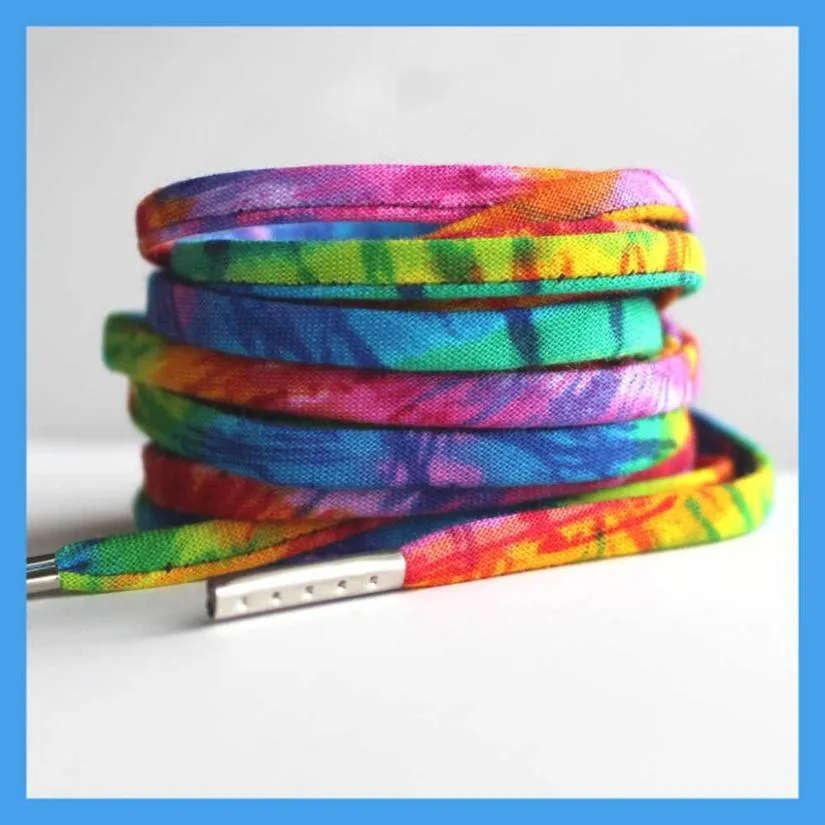 Shoelaces | Tie Dye Rainbow