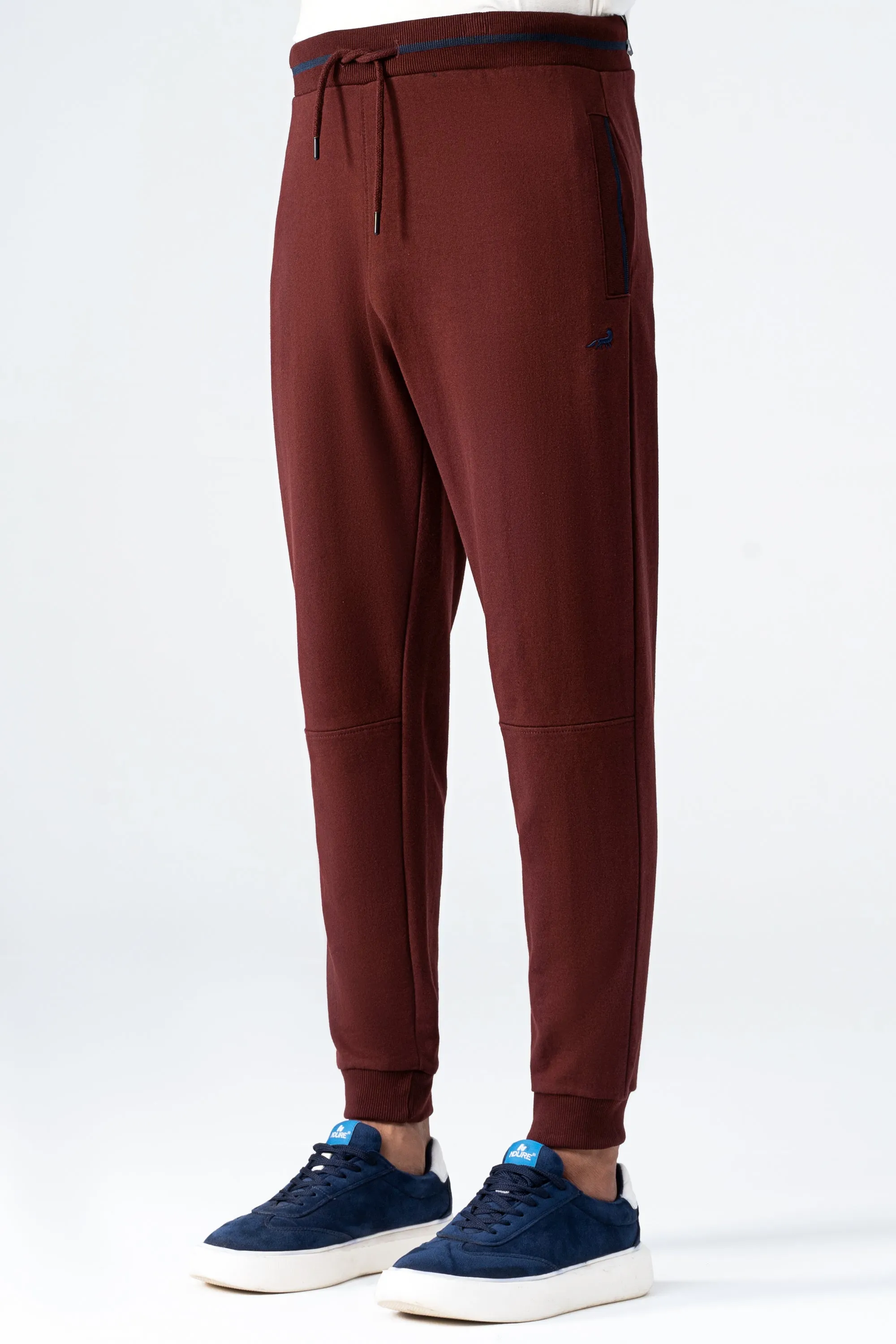 SIGNATURE TIPPING JOGGER TROUSER MAROON