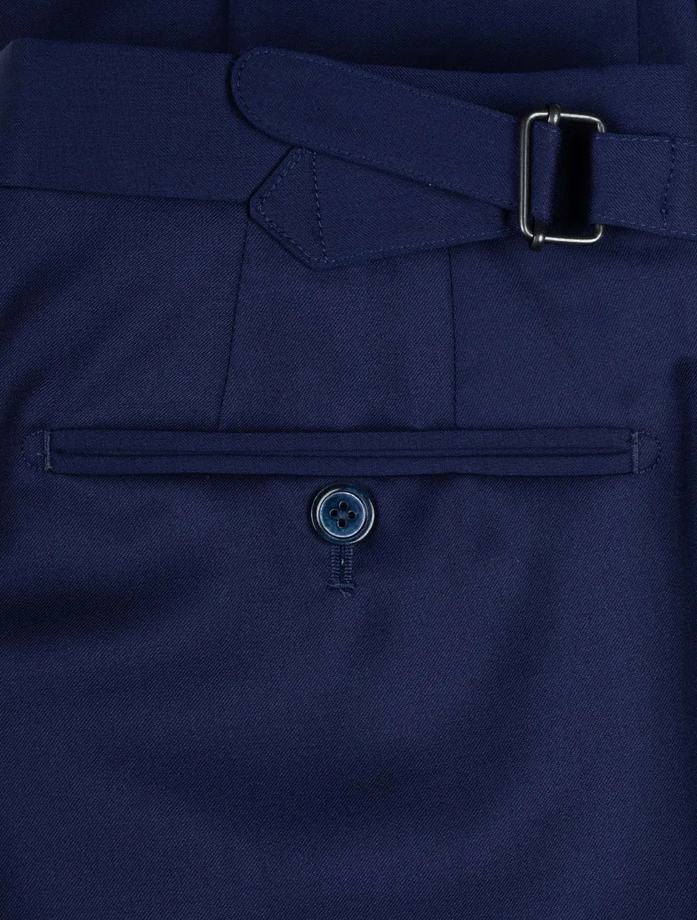 Single Pleat Trouser Blue