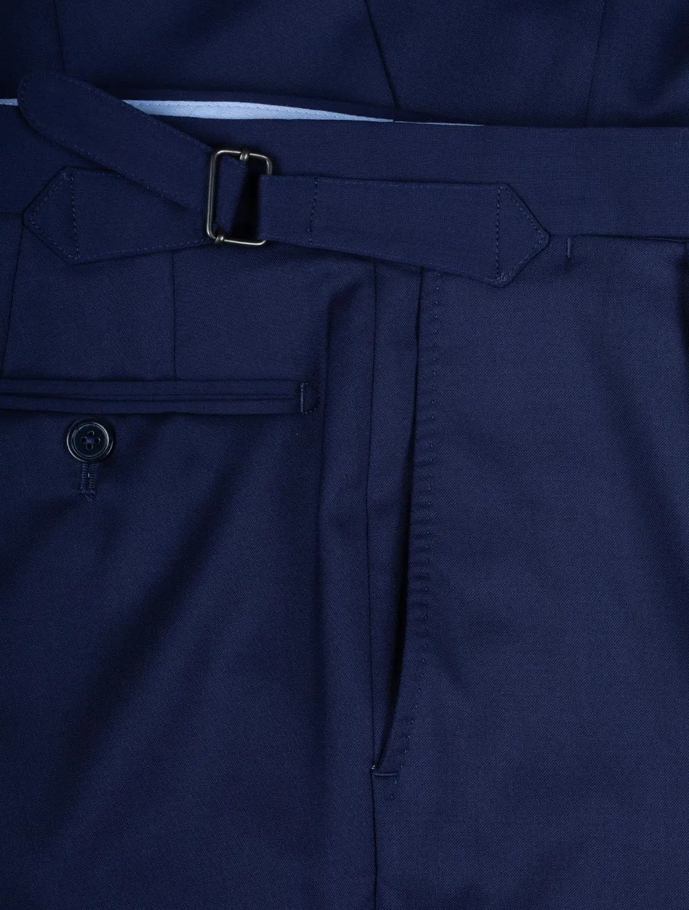 Single Pleat Trouser Blue