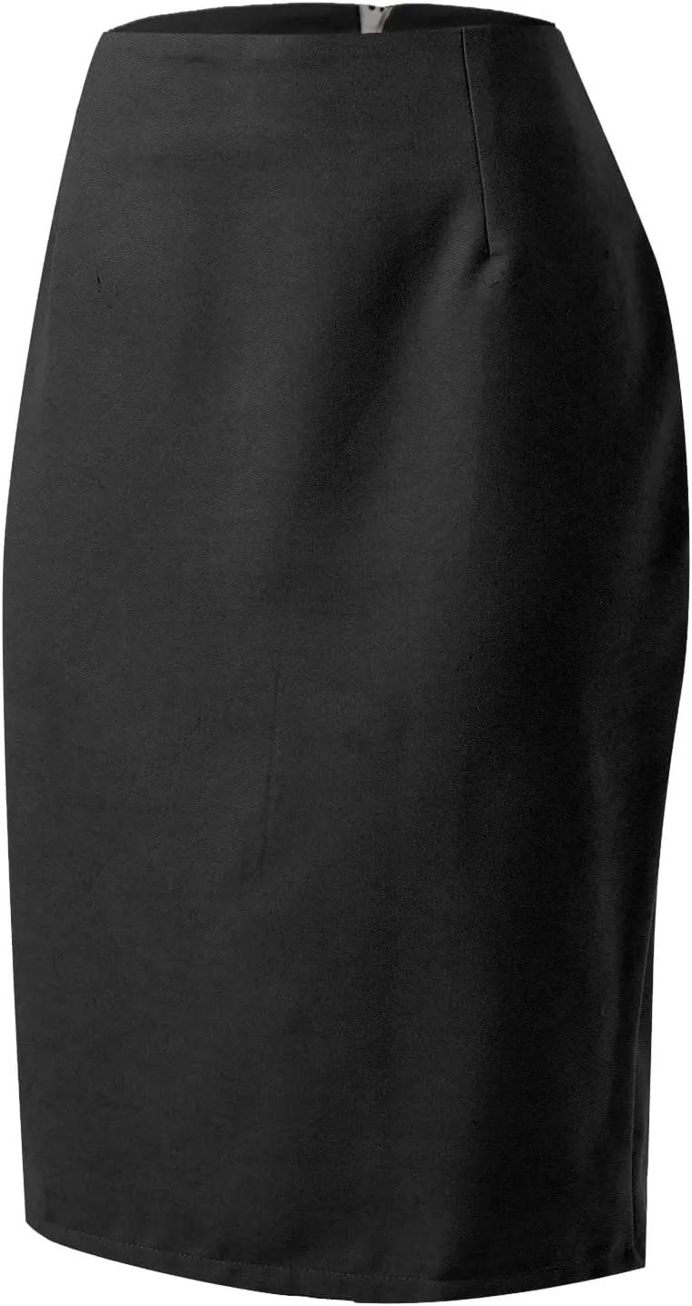 Skirts for Women Trendy Women's Skirts Solid Casual High Waist Skirt A Line Elegant Summer Skirts Midi Skirt Knee