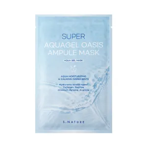 S.NATURE Super Aqua Gel Oasis Ampule Mask-1pc
