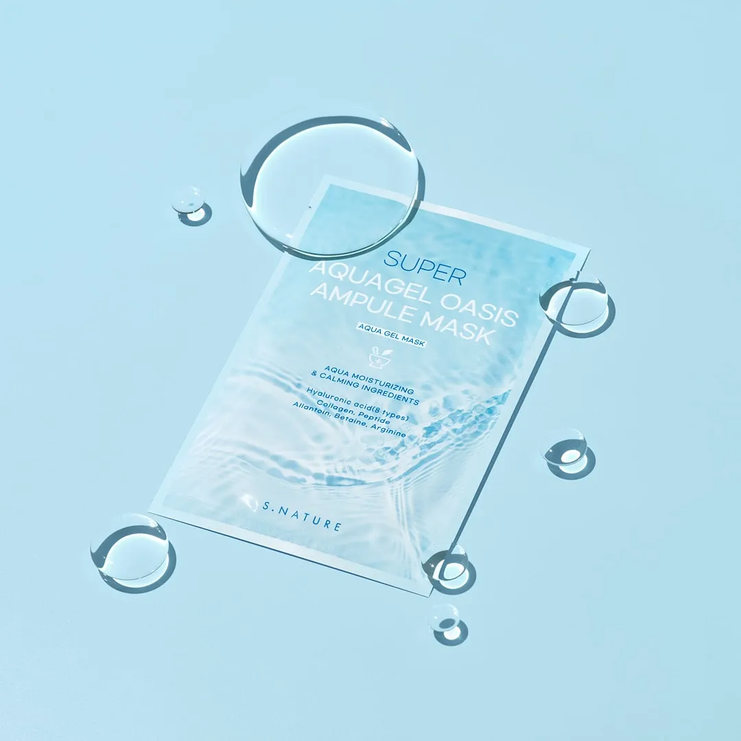 S.NATURE Super Aqua Gel Oasis Ampule Mask-1pc
