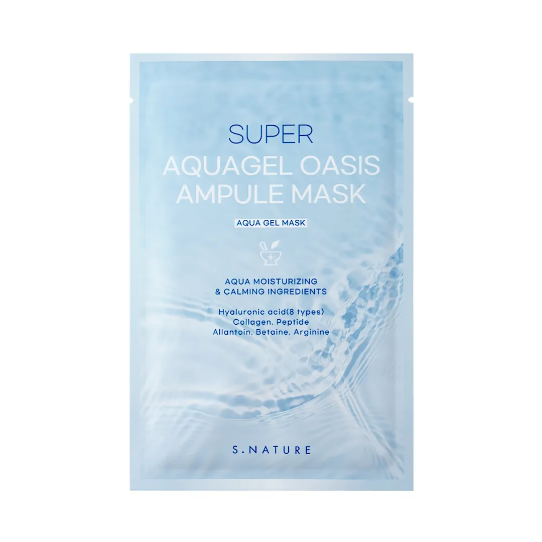 S.NATURE Super Aqua Gel Oasis Ampule Mask-1pc