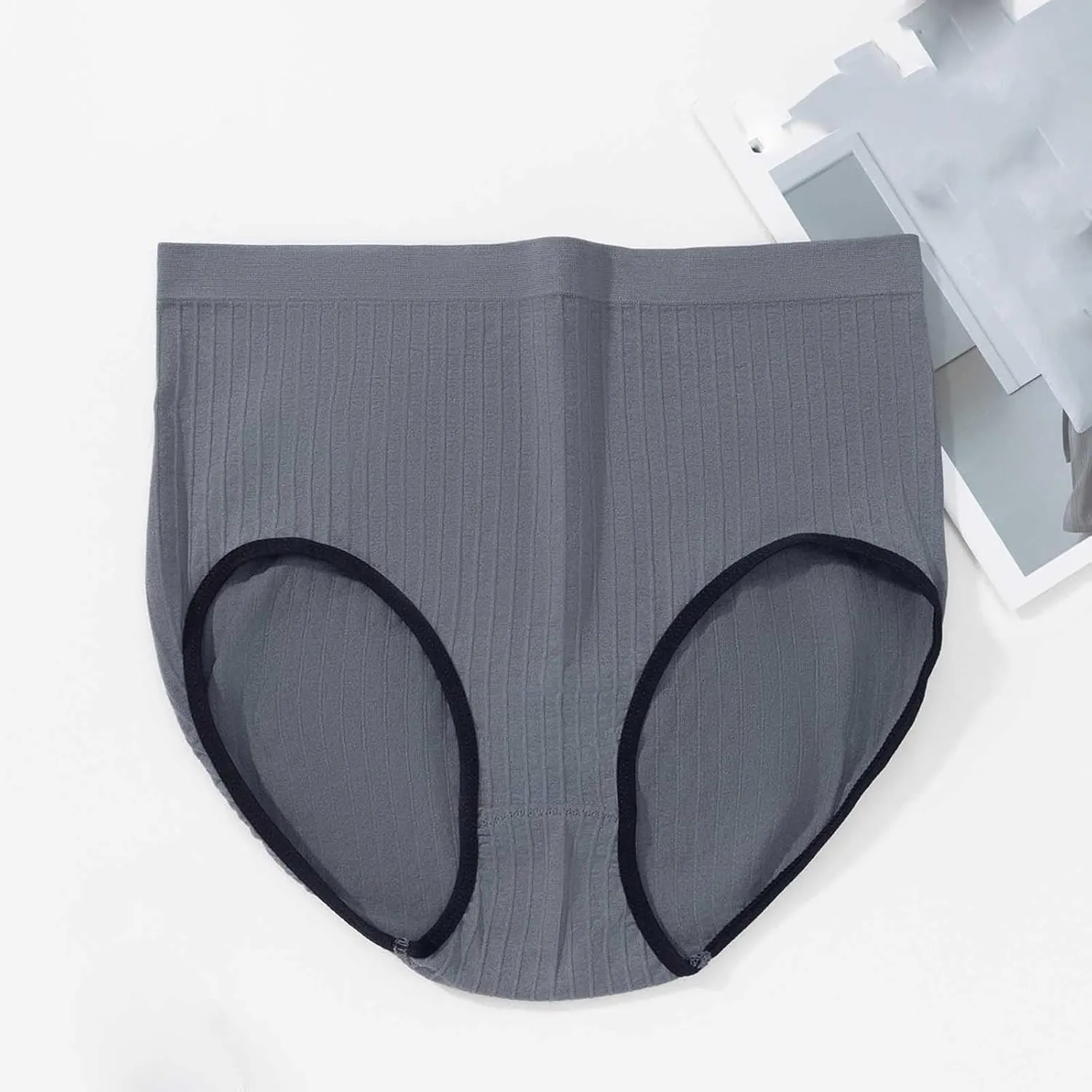 Soft Stretch Underwear for Women High Waisted No Show Panties Hipster Briefs Breathable Comfortable Underpants