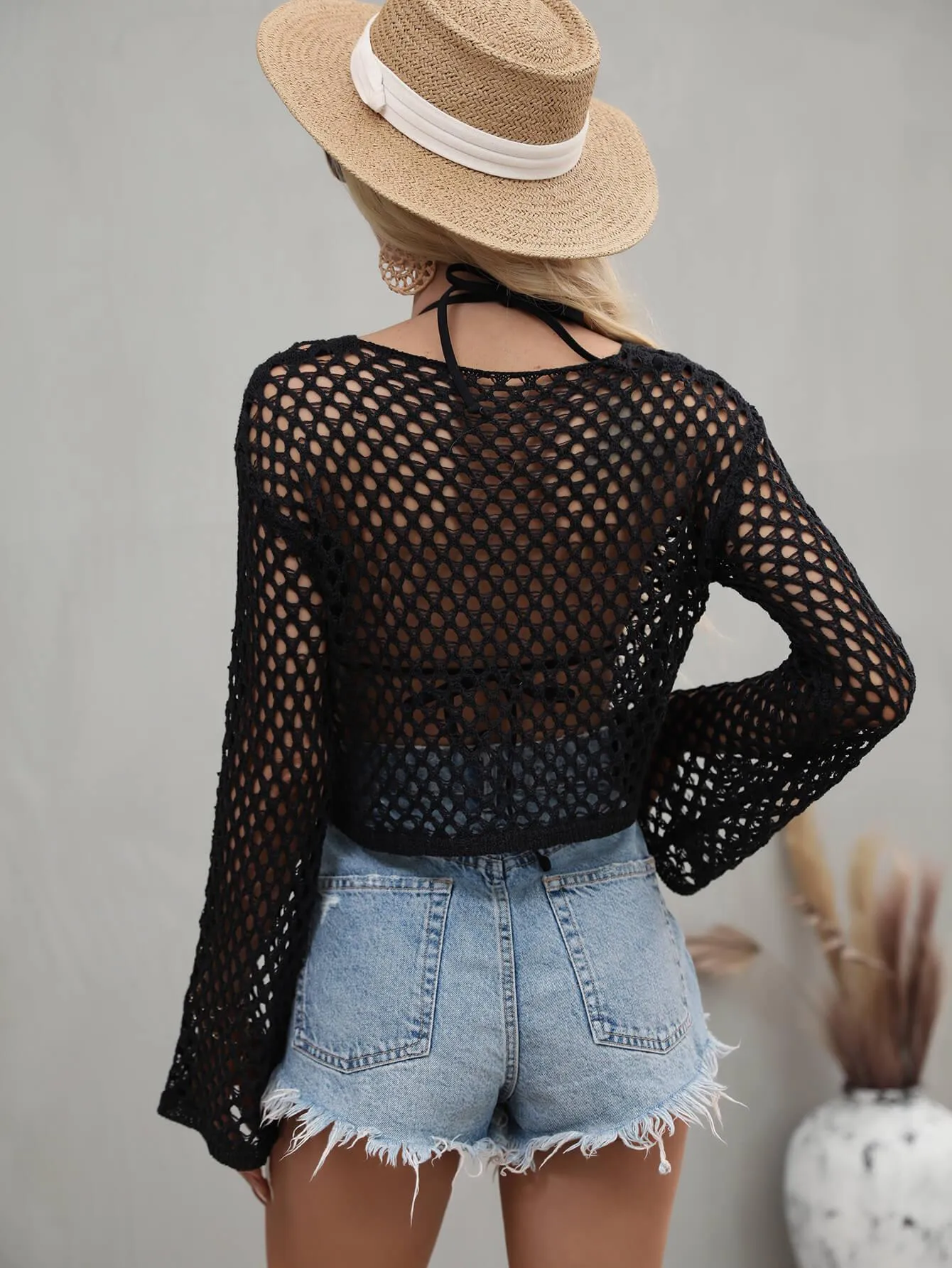 Splendid Cropped Beach Cover Up