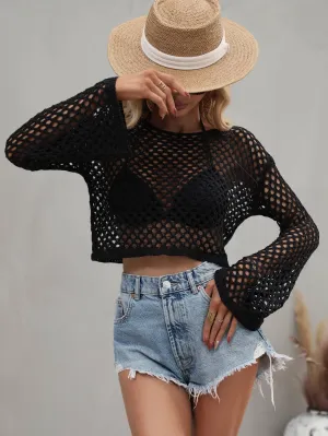 Splendid Cropped Beach Cover Up