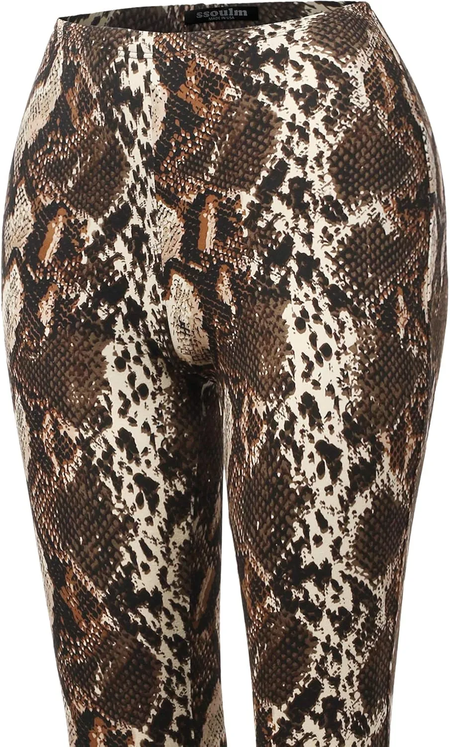 SSOULM Women's Stretchy Wide Leg High Waist Bell Bottom Flare Pants with Plus Size