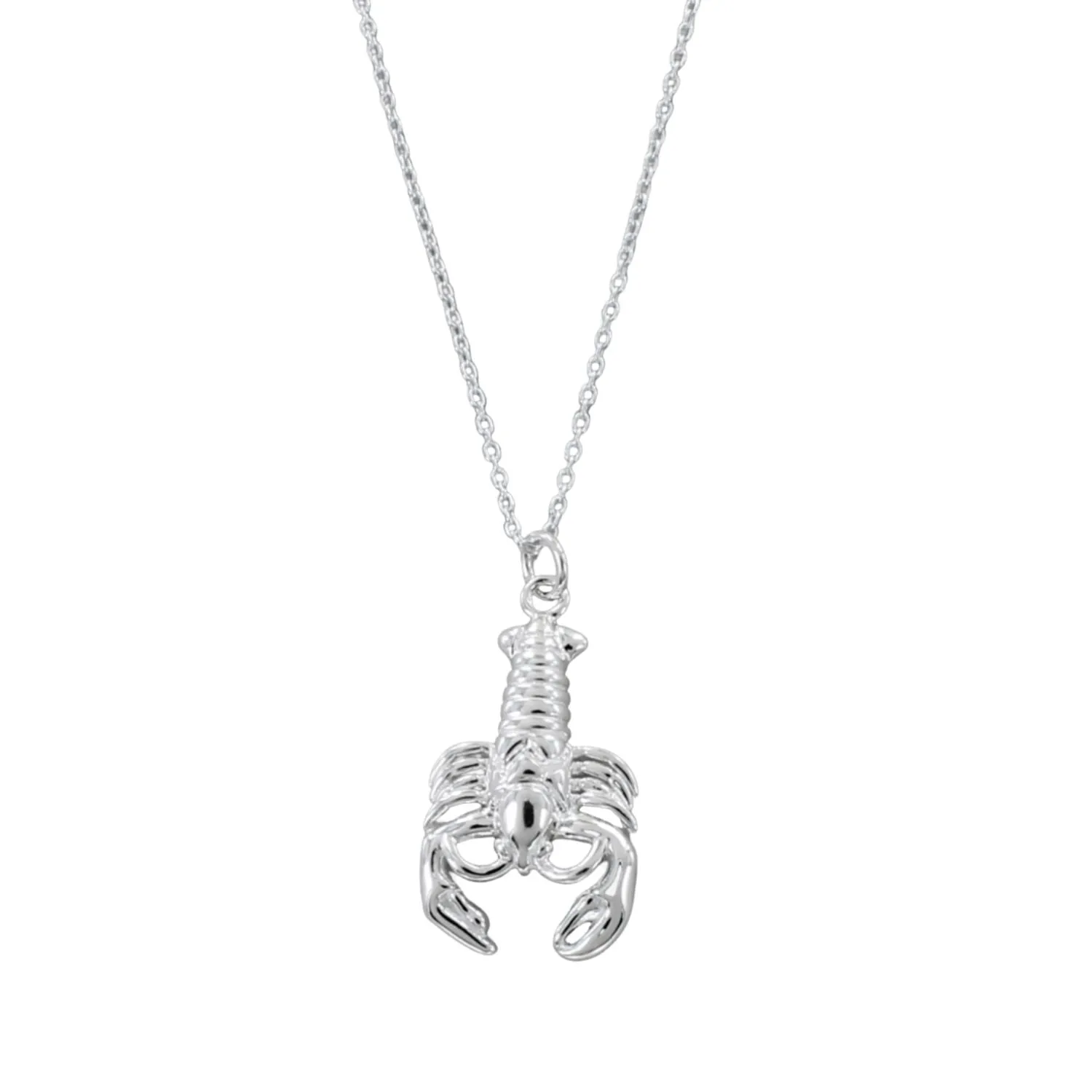 Sterling Silver Lobster Necklace