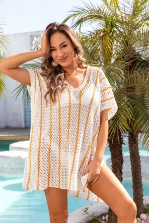 Summertastic Short Sleeve Swim Cover Up
