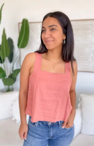 Tatumn Criss Cross Back Tank Top