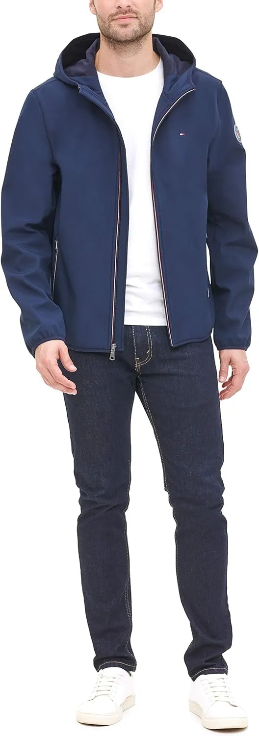 Tommy Hilfiger Men's Hooded Performance Soft Shell Jacket