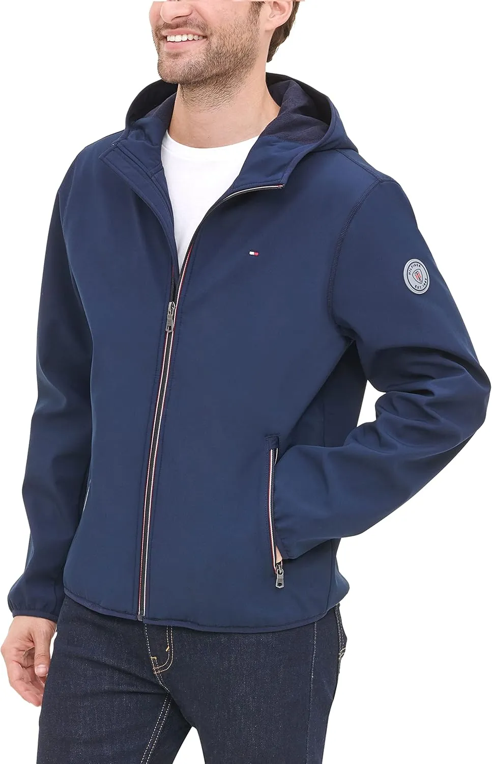 Tommy Hilfiger Men's Hooded Performance Soft Shell Jacket