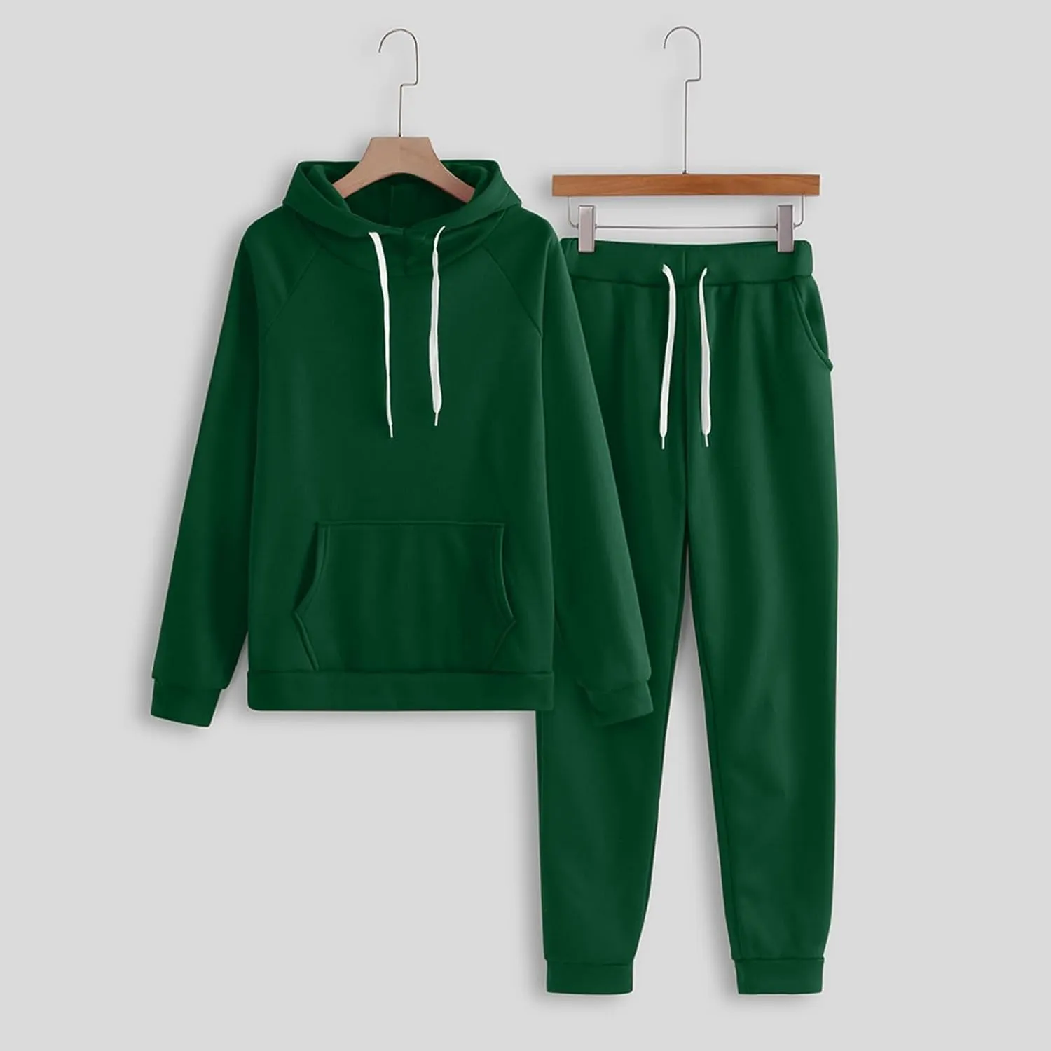 Two Piece Sets for Women Long Sleeve V Neck Drawstring Pants Sweatshirts with Joggers Sweatpants Sweatsuit