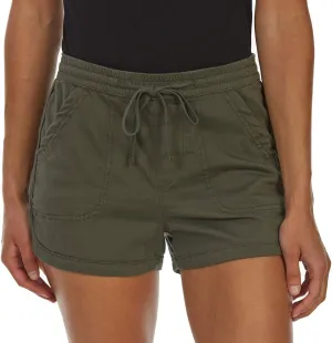 UNIONBAY Women's Drawcord Pull-on Soft Sateen Short