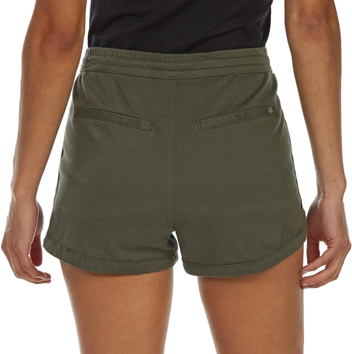 UNIONBAY Women's Drawcord Pull-on Soft Sateen Short