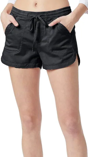 UNIONBAY Women's Drawcord Pull-on Soft Sateen Short