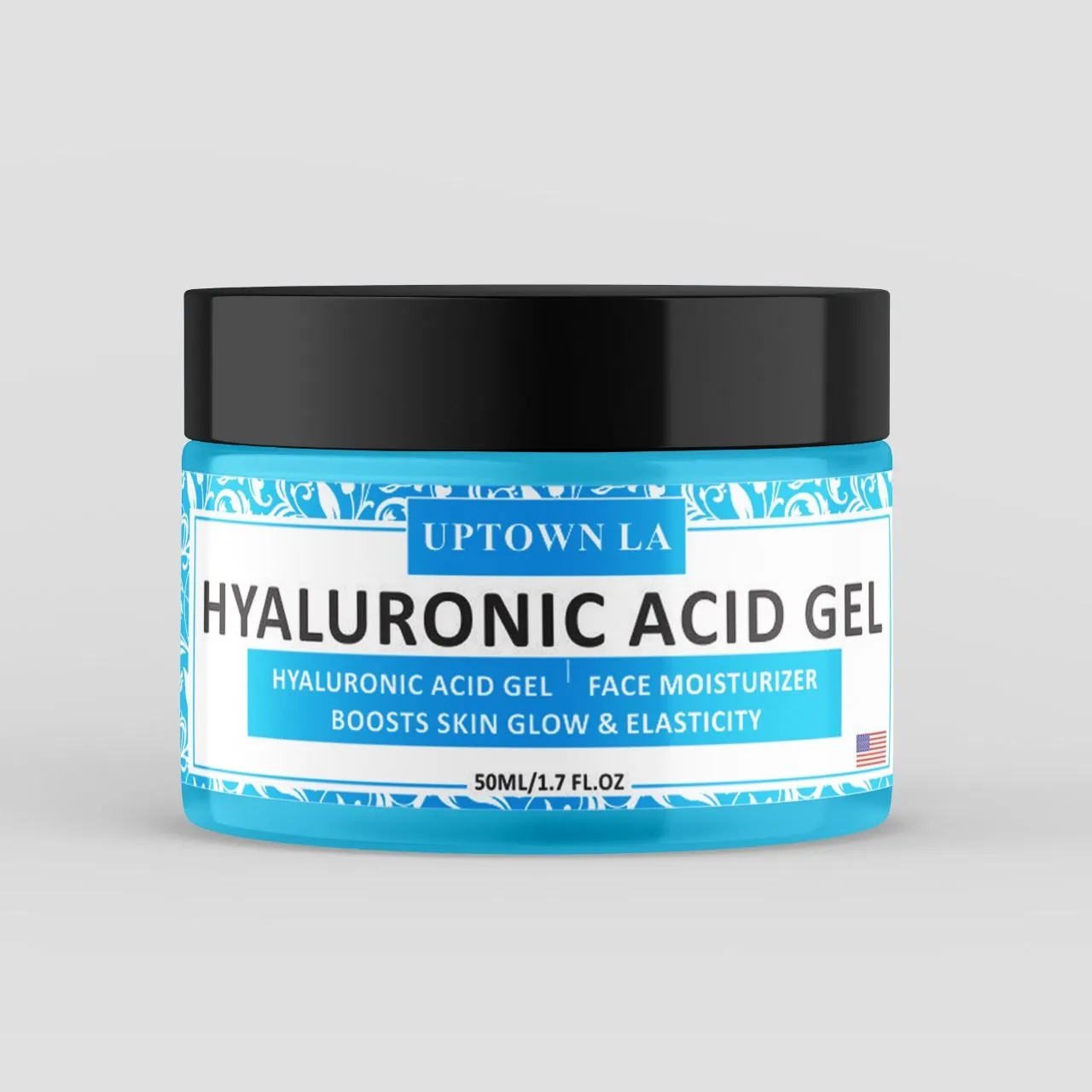 UPTOWN LA Hydro Boost Hyaluronic Acid Hydrating Gel Daily Face Moisturizer for Boosting Skin glow & Elasticity