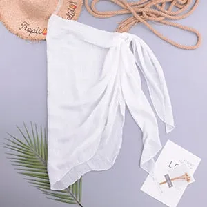 VenusFox Sexy Women Chiffon Swimwear Pareo Scarf Cover Up Wrap Kaftan Sarong Beach Wear Bikinis Cover-Ups Skirts