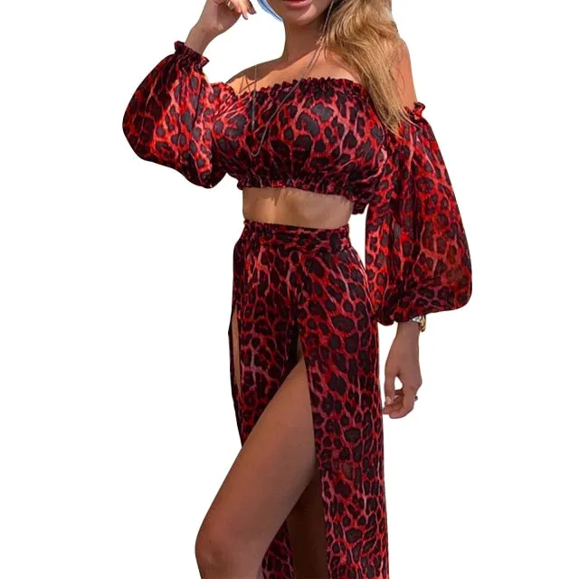 VenusFox Two Piece Dress Swimwear Swimsuit Bikini Beach Cover Up Women Summer Ladies Bathing Suit Solid Wear
