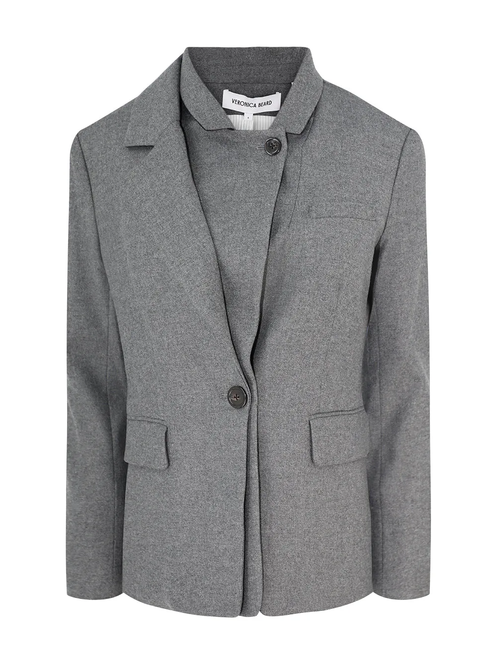 Veronica Beard Blythe Dickey Jacket in Heather Grey