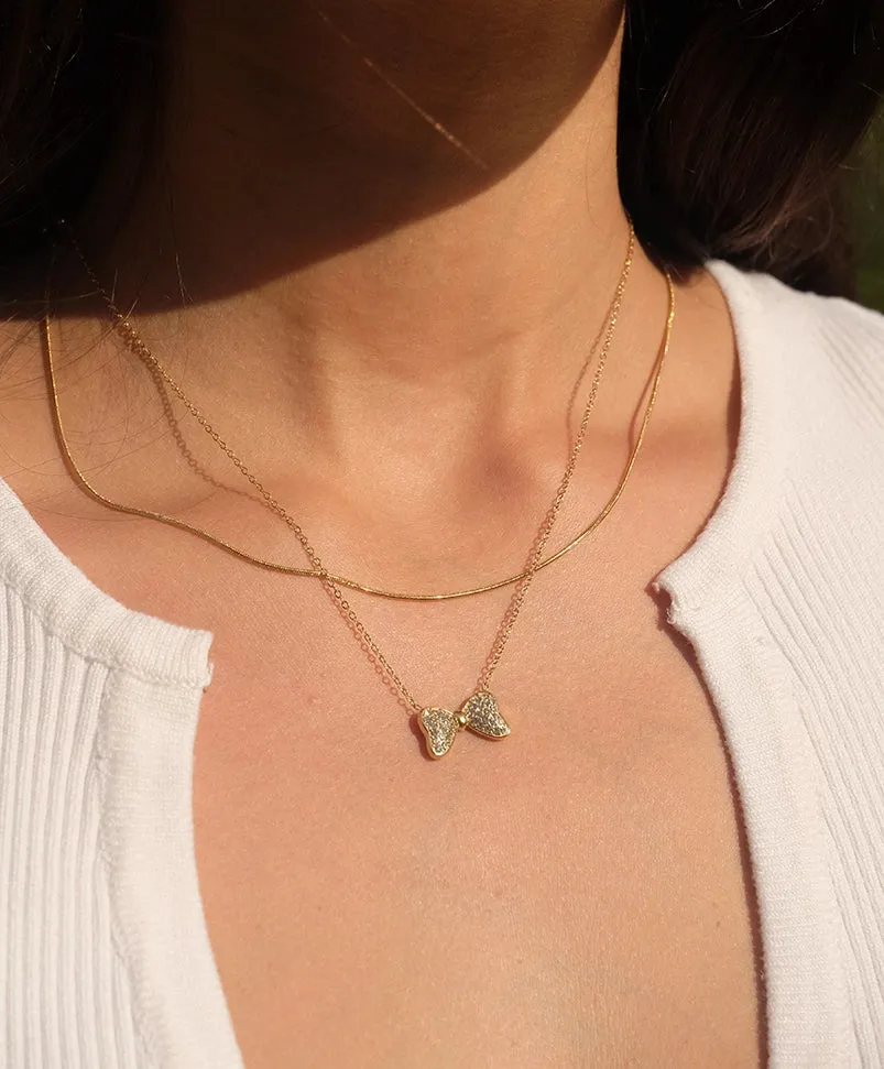 Vibes | Coastal Chic Snake Chain Necklace | 18K Gold-Plated