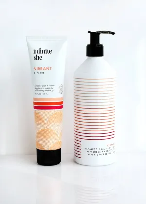 Vibrant Shower Gel   Hydrating Body Lotion