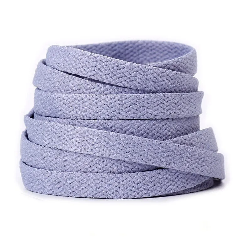 Vibrant Summer Pastel Color Fashion Sneaker Flat Shoelaces