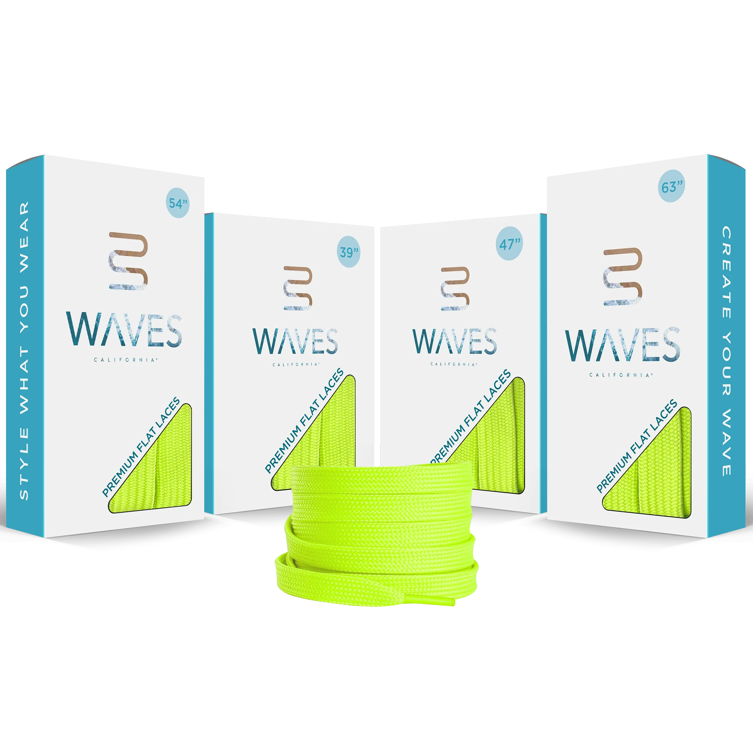 Waves California® Volt Premium Flat Laces