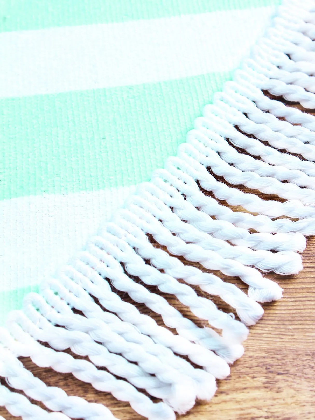 Wholesale Circular Pineapple Tassel Beach Scarf